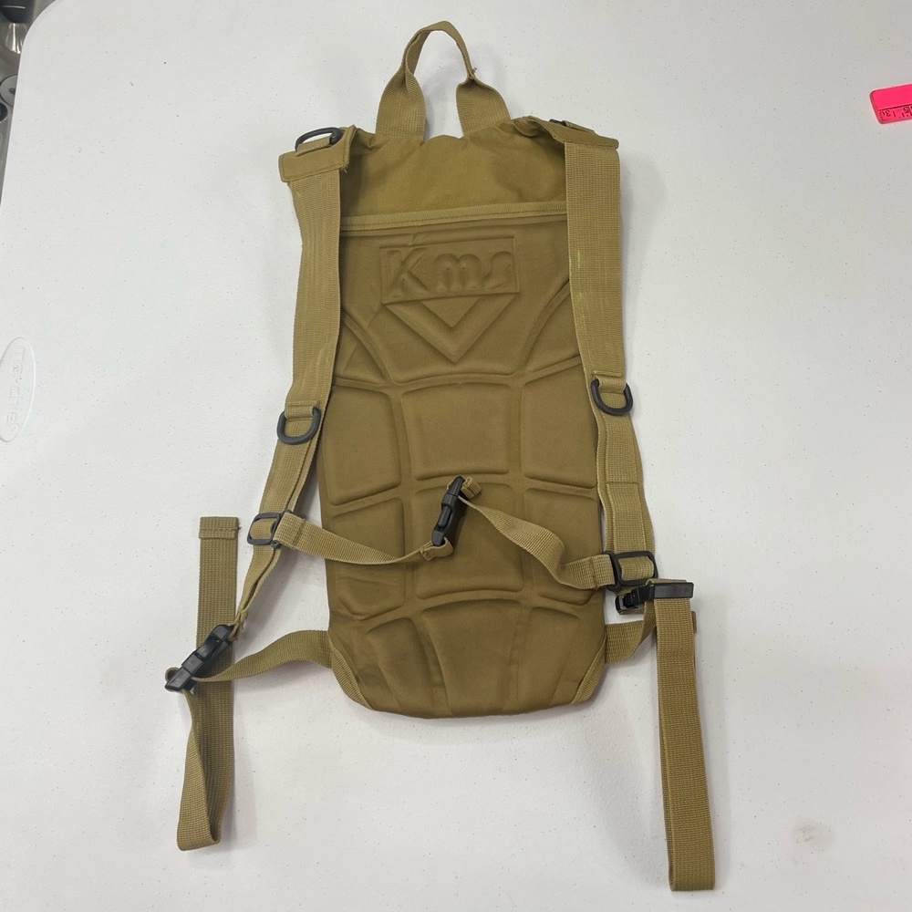 KMS-Hydration‎ water Pack Backpack Straps padded no bladder bugout prepper tan